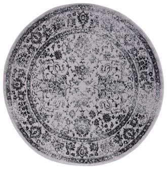 Safavieh Alfombra gris/negro 183 x 183 cm