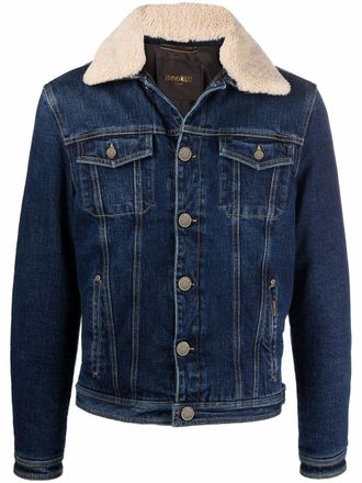 Moorer Jack met lammy kraag - Blauw