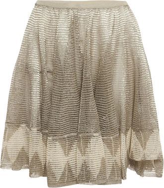 Alaia Minigonna svasata - Toni neutri