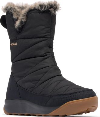 Columbia Womens Minx Slip V Snow Boot, Black/Elk, 6.5 UK