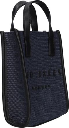 Ted Baker Paulii Mini Icon Bag - Dames - Handtassen - Blauw - ONE Size - Katoen - Tassen