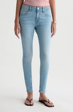 AG - Adriano Goldschmied Farrah Mid Rise Ankle Skinny Jeans in Brix at Nordstrom, Size 25