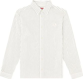 Diesel Camicia S-Simply-Gsbg a righe - Grigio