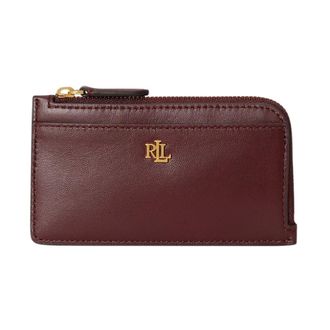 Ralph Lauren Portemonnee met rits - Dames - Accessoires - Bruin - Maat: ONE Size Leer