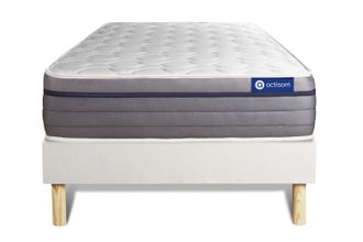 Actisom Actisom - Somier Blanco + Colch&oacute;n Con L&aacute;tex Y Espuma Viscoel&aacute;stica 80 X 200