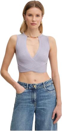 Elisabetta Franchi Mujer, Camisetas, P&uacute;rpura, Talla: M