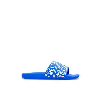 Versace Jeans Couture Sliders, male, Blue, Size: 12 US Rubber Slides