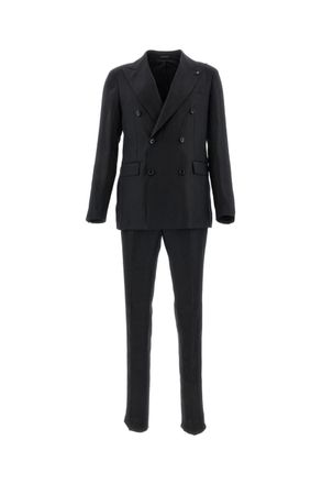 Tagliatore Vesuvio Linen Double-Breasted Suit