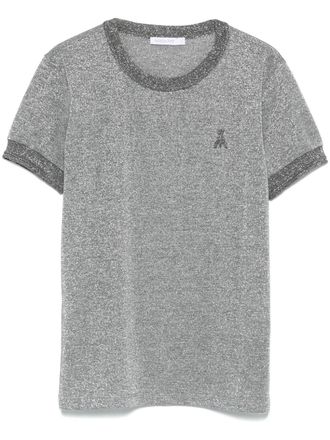 Patrizia Pepe Gebreid T-shirt - Grijs