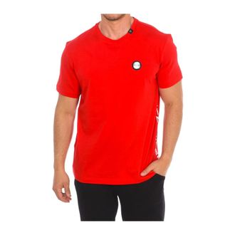 Plein Sport Tops, Heren, Rood, S, Katoen, Korte Mouw T-shirt