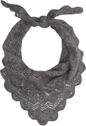 Becks&ouml;ndergaard Accessoires, Dames, Grijs, ONE Size, Nylon, Opany Driehoek Sjaal