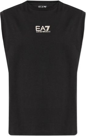 Emporio Armani Emporio Armani Ea7, Heren, Tops, Zwart, Maat: XL Katoen