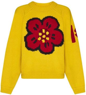 Kenzo Bicolor Cotton Womens Sweatshirt