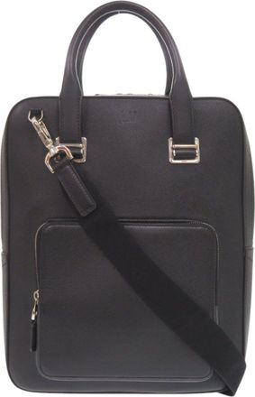 Dunhill Leather Shoulder Bag (Pre-Owned)