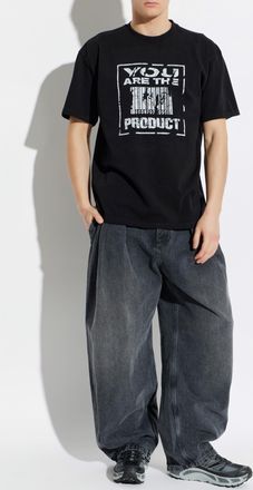 44 Label Group T-shirt With Logo, Mens, Black