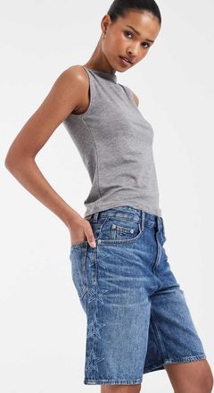 Tommy Jeans Mia - Pantaloncini comodi lavaggio medio-Blu
