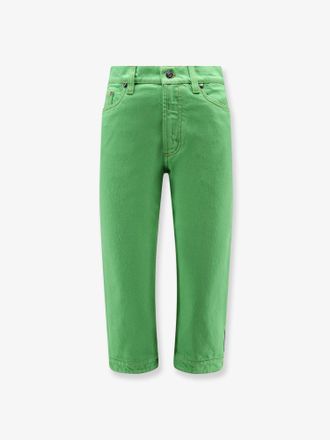 Versace Pantaloni Non-Stretch in cotone - VERSACE - gender_Woman