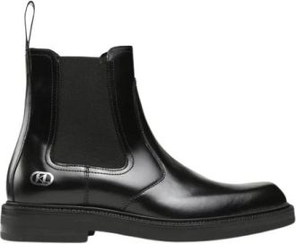 Karl Lagerfeld Kraftman Chelsea Boot - Heren - Chelseaboots - Zwart - 43 EU - Leer - Schoenen