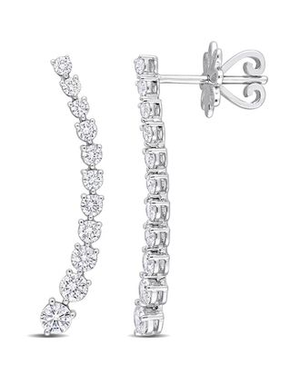 Rina Limor 14K 1.16 Ct. Tw. Diamond Graduated Drop Earrings