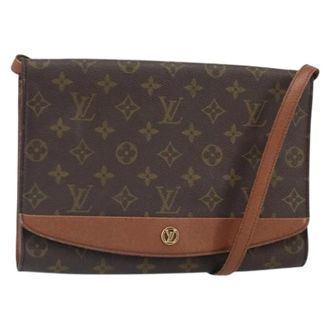 Louis Vuitton Borsa a tracolla Pre-owned in tela - - Pre-owned - Donna - Marrone - ONE SIZE