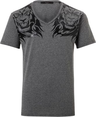 Billionaire Boys Club T-Shirt V-Neck Spencer - Heren - T-shirts - Grijs - XS - Katoen - Tops