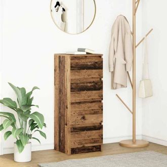 vidaXL Credenza Legno Antico 37,5x35x99 cm in Legno Multistrato - Vidaxl