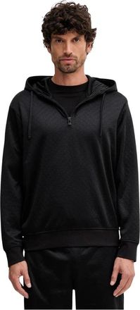 A|X Armani Exchange Heren, Sweatshirts & Hoodies, Zwart, Maat: M Katoen
