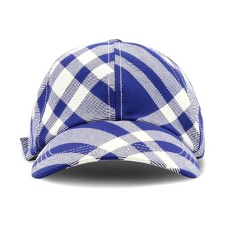 Burberry Caps, female, Blue, Size: M Classic Wool Hat