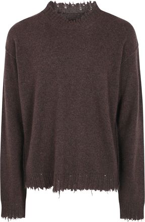 Uma Wang Sweater Torn Edge Plain Ws