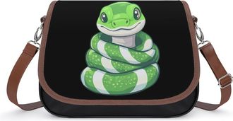Generic Cute Snake Small Womens Crossbody Bags Shoulder Handbag with Adjustable Strap for Travel