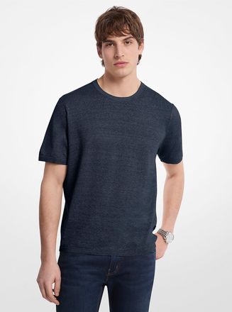 Michael Kors Linen and Cotton T-Shirt