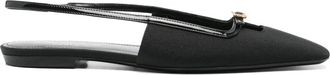 Saint Laurent Mules con fibbia - Nero