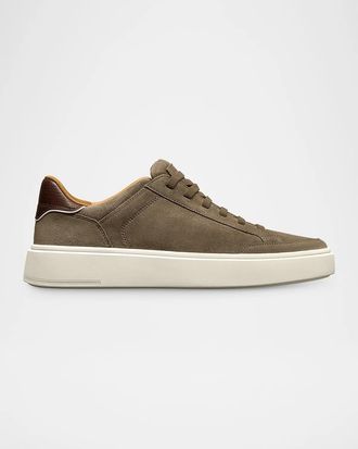Allen Edmonds Men & apos;s Oliver Slip-On Stretch-Lace Sneakers