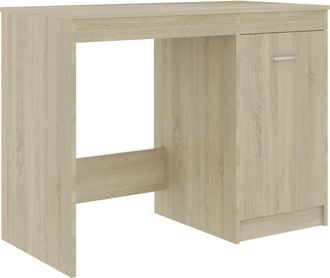 vidaXL Vidaxl - Escritorio Madera Contrachapada Color Roble Sonoma 100x50x76 Cm