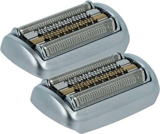 OEM Cabezales De Repuesto Para Afeitadora El&eacute;ctrica, Compatibles Con Series 9, Color Plata Matte, Pack De 2-producto Compatible