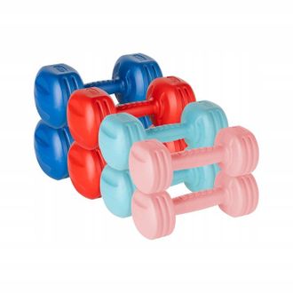 OEM Mancuernas Bituminosas, Juego De Mancuernas De 20 Kg, 2 X 1 Kg, 2 X 2 Kg, 2 X 3 Kg, 2 X 4 Kg, Rebel