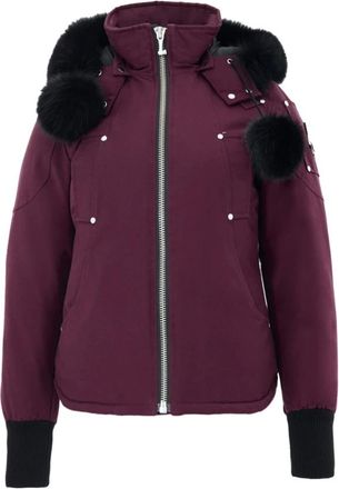 Moose Knuckles Giubbino Corto - Dames - Winterjassen - Rood - S - Katoen - Jassen