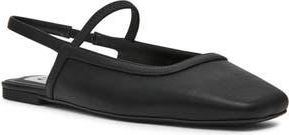 Dolce Vita Fiera Slingback Flat in Black Smooth at Nordstrom Rack, Size 9.5