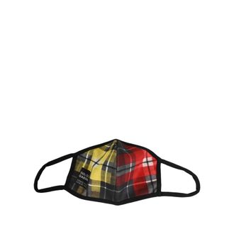 Dolce & Gabbana Plaid Print Mondkapje - Heren - Accessoires - Veelkleurig - Maat: ONE Size