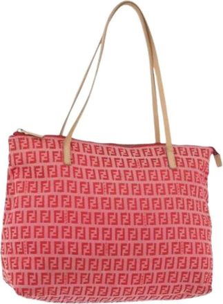Fendi Pre-owned Tote Bags, female, Red, Size: ONE SIZE Pre-owned Vintage Tote Bag