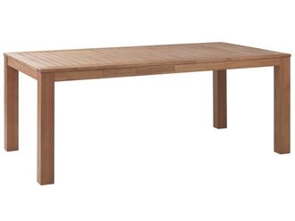 Beliani Beliani - Tavolo Da Giardino Rettangolare In Legno DEucalipto 190 X 105 Cm Monsano