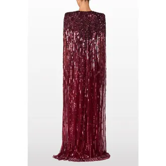 Jenny Packham Gold Rush Gown in Nutmeg at Nordstrom, Size 14 Uk