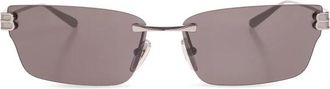 Balenciaga Rechthoekige Zonnebril - Dames - Zonnebrillen - Grijs - ONE Size - Accessoires