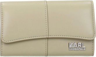 Karl Lagerfeld Cartera de Piel - Accessories - Mujer - Verde - ONE SIZE