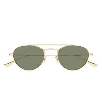 Saint Laurent Sunglasses Sl 97 004 Gold/Green Unisex