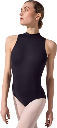 Capezio High Neck Leotard In Black