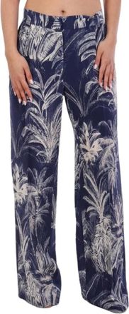 Marella Wide Broeken - Dames - Wijde Broeken - Veelkleurig - XL - Broeken