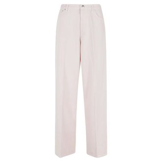 Dondup Wide Trousers, female, Pink, Size: W28 5-pocket Jeans Loose Dakota