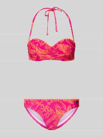 Venice Beach Bikini mit floralem Allover-Print Modell Kensi in Rosa, Gr&ouml;&szlig;e 36B