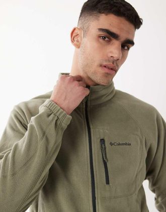 Columbia Fast Trek II - Pile verde con zip